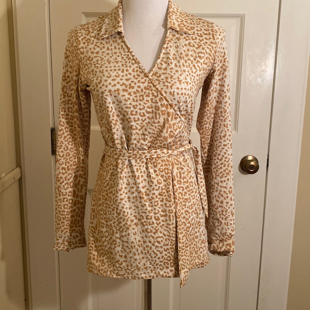 J.McLaughlin wrap blouse